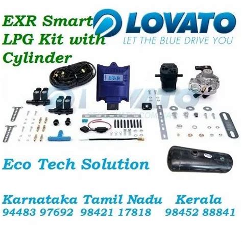 LPG KIT Lovato LPG KIT Sequential EXR Blue WITH Cylinder For Car At Rs