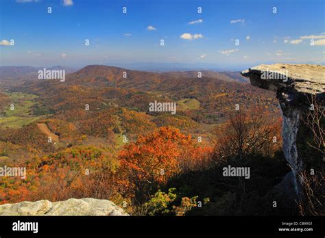 Mcafee Knob Appalachian Trail Roanoke Virginia Usa Stock Photo Alamy