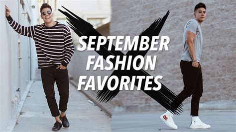 MEN S FASHION FAVORITES Of SEPTEMBER 2018 JAIRWOO YouTube