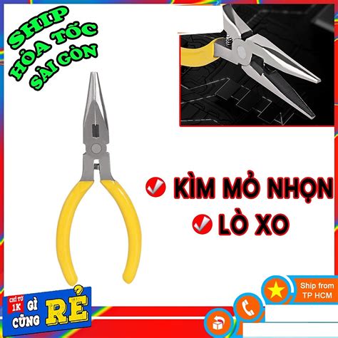 KÌM MỎ NHỌN CÓ LÒ XO Ở GIỮA SIZE 13 5CM CẮT DÂY ĐIỆN SỈ