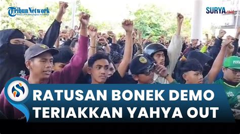 Manajemen Terima Tuntutan Bonek Saat Demo Akan Evaluasi 10 Pemain