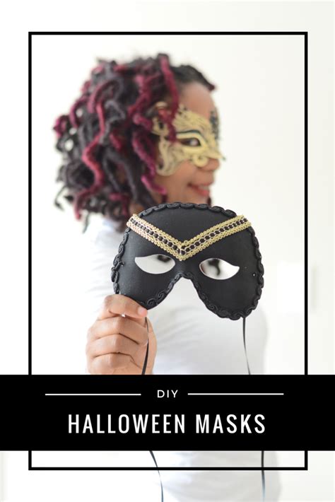 DIY Masks for a Halloween Date Night | Thriftanista in the City