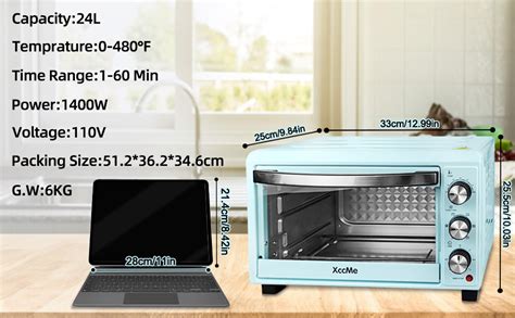 XccMe Máquina de horno de sublimación de 24 l 110 V 1400 W horno