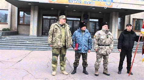 Запорожские казаки в Славянске - YouTube