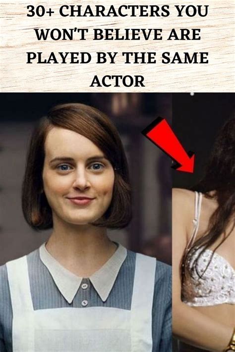 30+ Characters You Won't Believe Are Played By The Same Actor | Actors, Models without makeup