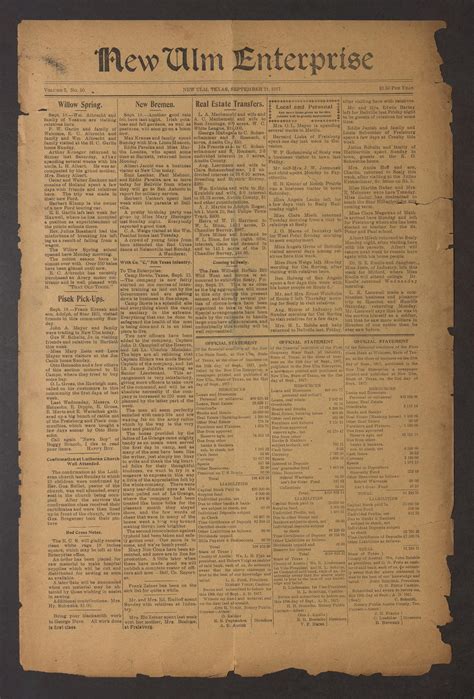 New Ulm Enterprise (New Ulm, Tex.), Vol. 7, No. 50, Ed. 1 Friday