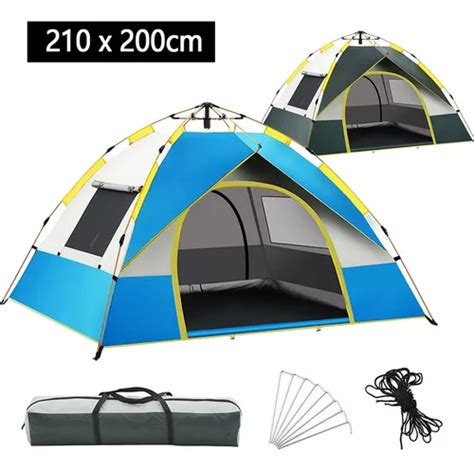 Tienda Casa De Campaña 4 Personas Grande Camping 2 1x2x1 35m Envío gratis