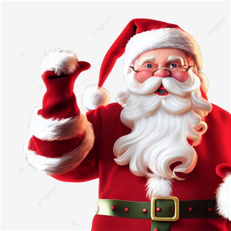 Christmas Santa Claus In The Corner Santa Claus Christmas Santa Png