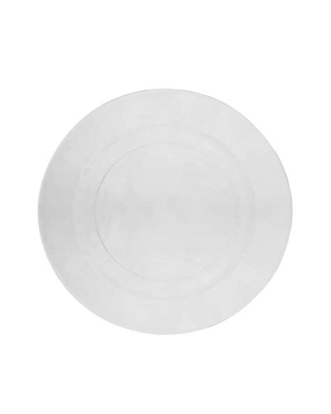 Hammered Glass Dinner Plate