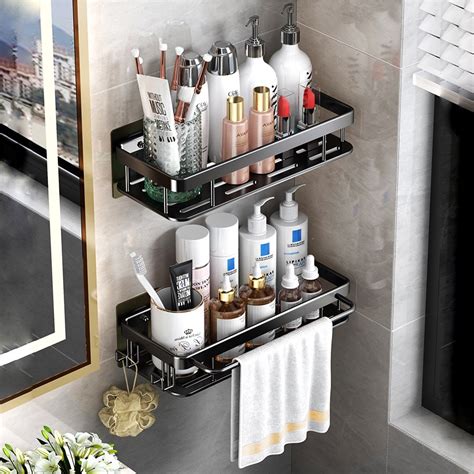 Yun Jie Ya Bathroom Toilet Rack Corner Shelf Wall Mounted Shower Shelf