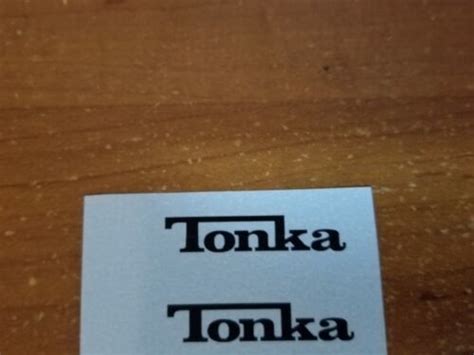 TONKA TRUCK LOGO NAME DECAL SET | #4636703941