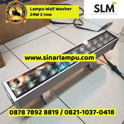 Lampu Wall Washer 24 Watt 2 Row IP65 Sinar Lampu Mentari