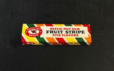 Beech Nut Gum Vintage 1963 Fruit Stripe Five Flavors Sealed Collectible Beechnutbrand Gum