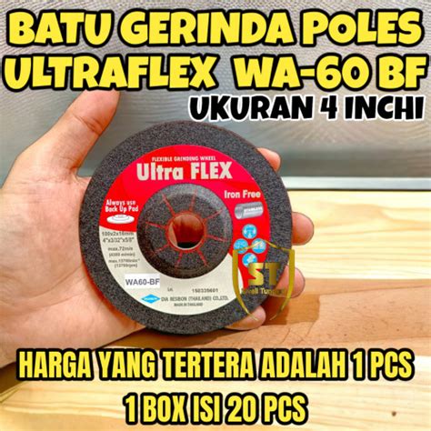 Jual ULTRA FLEX WA 60 BF BATU GERINDA POLES FLEXIBEL 4 2MM Kab