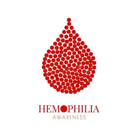 Hemophilia Poster with Pills Drop Stock Vector - Illustration of ...