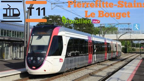 Tramway T Express Le Trajet Entre Pierrefitte Stains Le Bouget Youtube