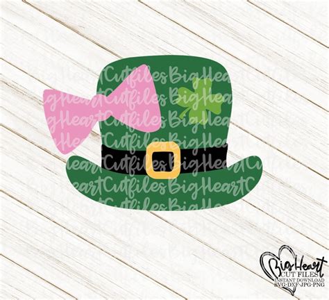 Leprechaun Hat Svgpng Dxf St Patricks Day Svg Etsy