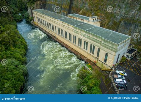 Arapuni Hydroelectric Power Station On The Waikato River In The North