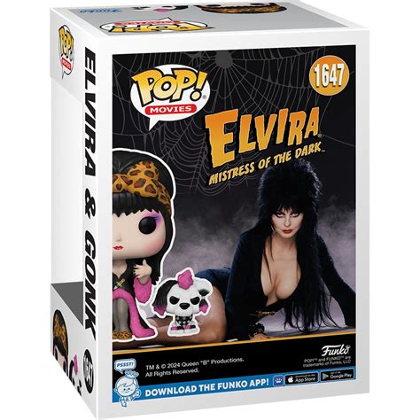 Elvira And Gonk Funko Pop Vinyl Figure And Buddy