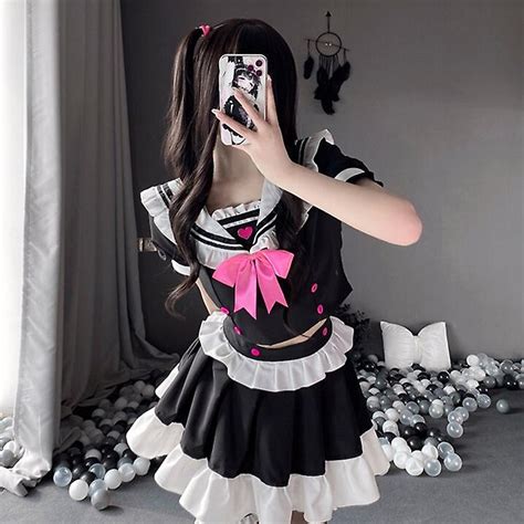 Lolita Sexy School Girl Outfits Maid Dress Lingerie Erotic Uniform