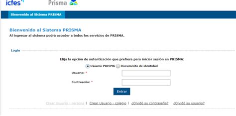 Cómo ingresar a Prisma ICFES Icfes Interactivo