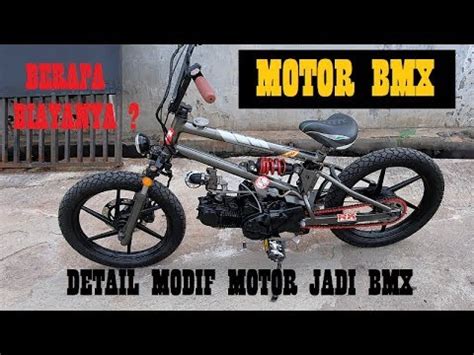 TOTAL BUDGET BIAYA MODIFIKASI MOTOR BMX MURAH DETAIL Biayanya