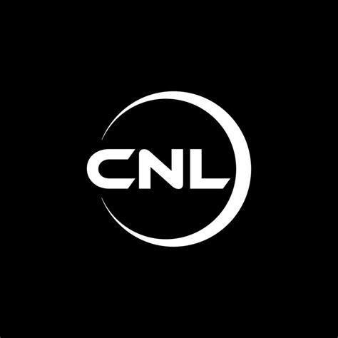 Cnl Letter Logo Design In Illustration Vector Logo Calligraphy