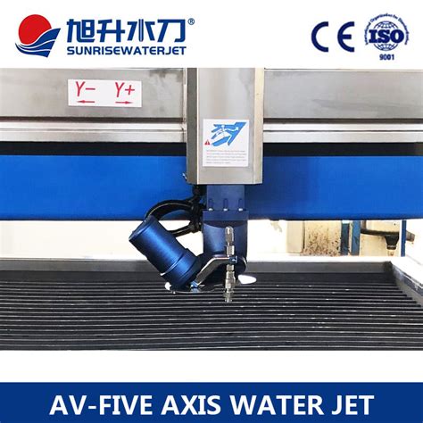 5 Axis Waterjet Cutting Machine For Glass Stone And Metal China Abrasive Delivery System For