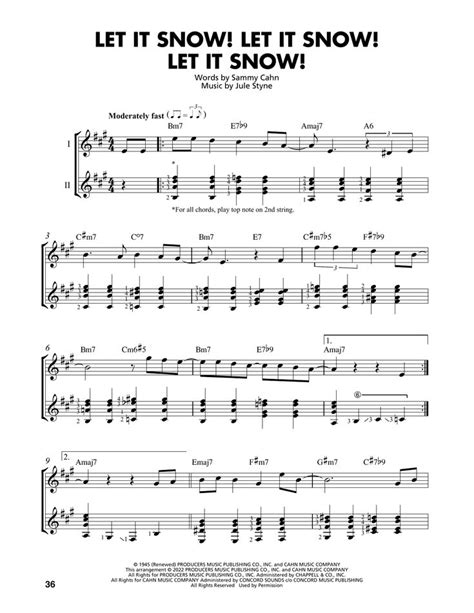 Jule Styne Let It Snow Let It Snow Let It Snow Arr Mark Phillips Sheet Music Notes Chords