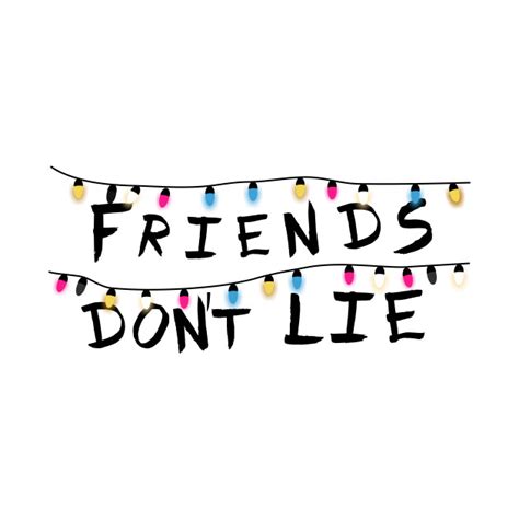 244 Stranger Things Friends Don T Lie Svg SVG PNG EPS DXF File