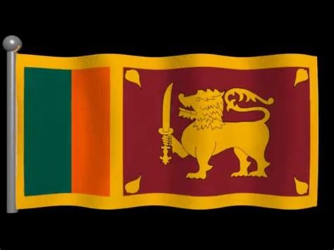 Sri Lanka Flag Animation Loop YouTube