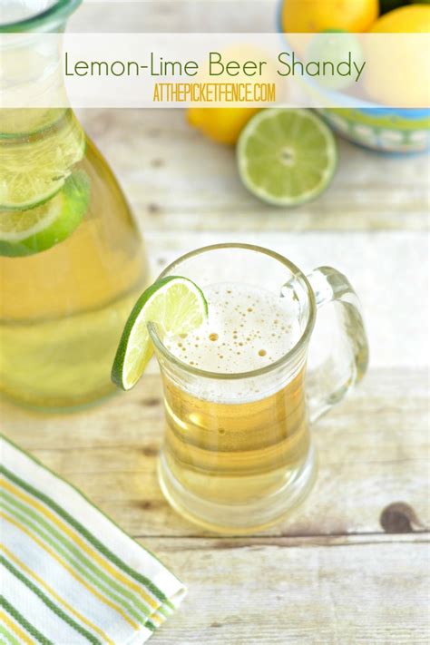 Lemon-Lime Beer Shandy Cocktail