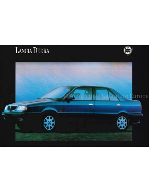 Lancia Dedra Brochure Dutch