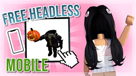 How To Get Free Headless Roblox 2022 On Mobile Free Roblox Items 2022 Youtube