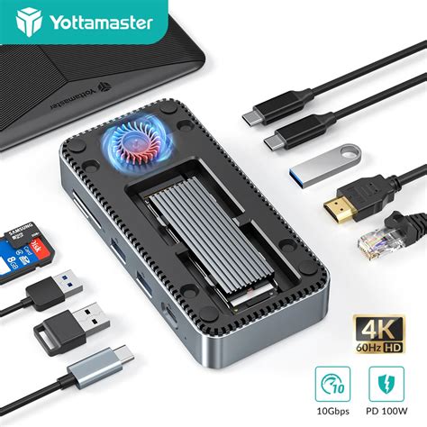 Yottamaster In Usb Docking Station With M Nvme Ssd Enclsoure