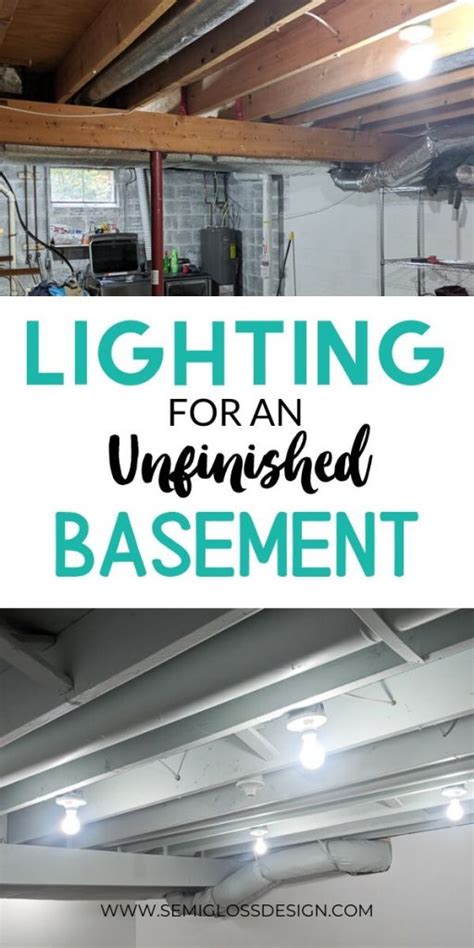 Best Lighting For Unfinished Basement Ceiling Openbasement