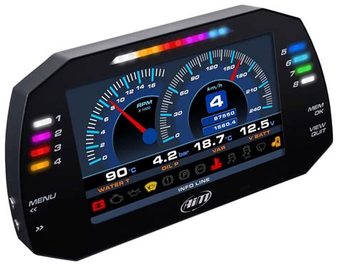 Aim Mxg Strada Dash Display With Obd Ii Can K Harness Pegasus