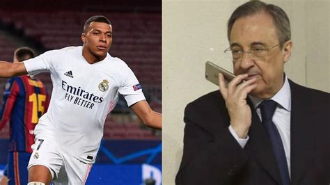 Florentino Pérez Suelta La Bomba A Unos Aficionados Del Madrid Mbappé El Año Que Viene