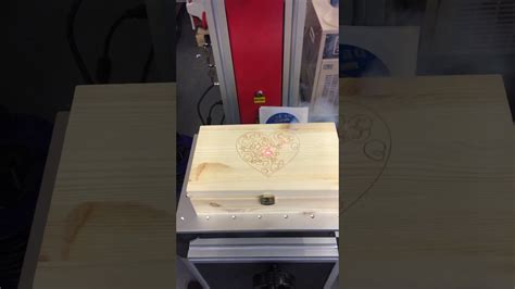 Co2 Galvo Laser Intricately Engraving Wood Youtube