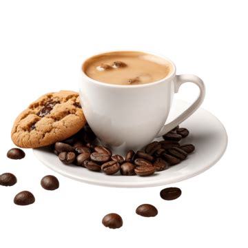 Coffee And Chocolate Chip Cookies Coffee Cute Cookies Png