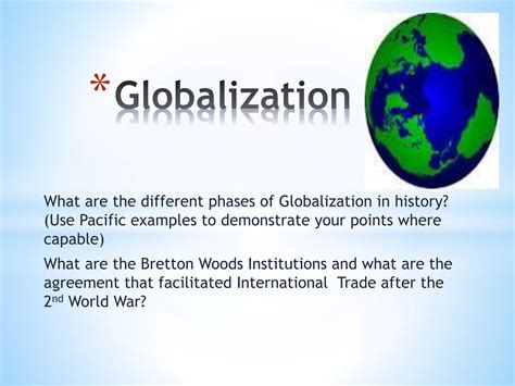 Phases Of Globalization Ppt