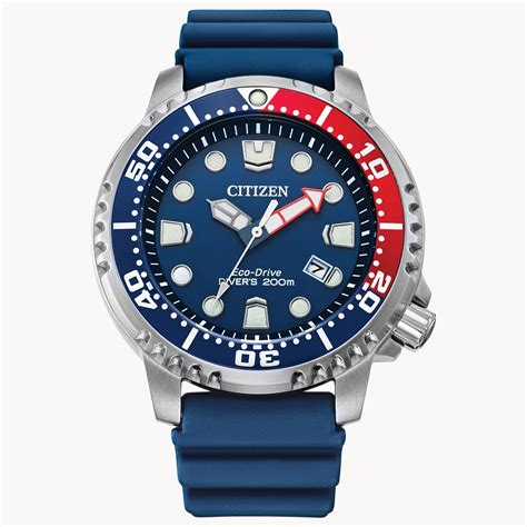 Citizen Bn0168 06l Eco Drive Promaster Dive Pepsi Blue Dial Arizona