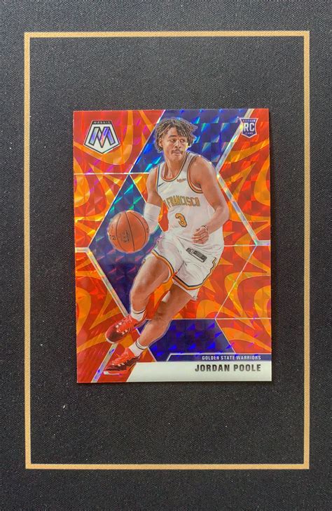 2019 20 Panini Mosaic Jordan Poole RC 马赛克 新秀 勇士 乔丹普尔 橙爆炸折V06927超新星代卖