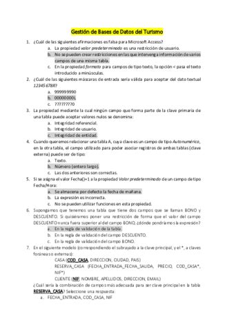 Examen Test De Otro Ano Pdf