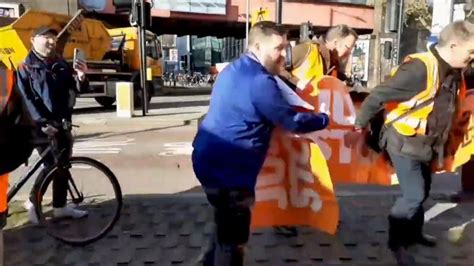 Angry Driver Tries To Remove Just Stop Oil Protesters In Central London