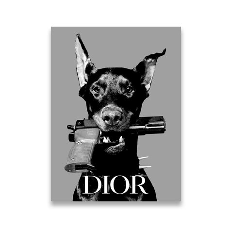 Dior Doberman Canvas District