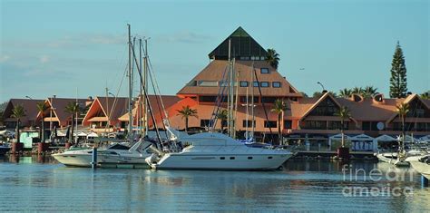 Boats And A Pyramid In Vilamoura, Portugal Photograph by Poet's Eye ...