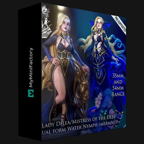 MyMiniFactory Delea Shapeshifting Mermaid Infiltrator GFXDomain Blog