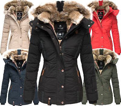 Marikoo Damen Winter Jacke Parka Fvsg Outdoor Jacke Steppjacke Nekoo