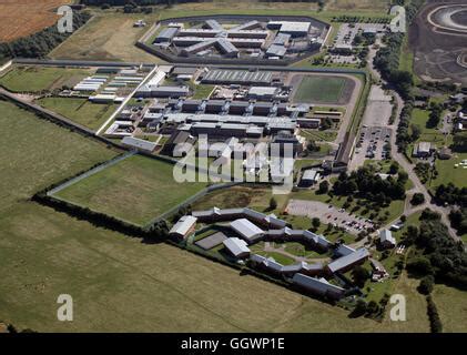 aerial view of HMP Onley prison near Rugby, Northamptonshire, UK Stock ...